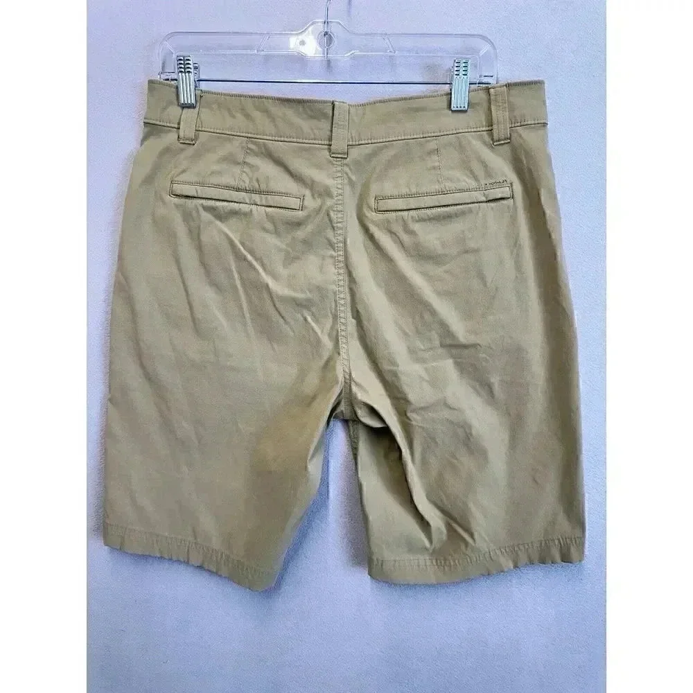Eddie‎ Bauer Shorts Mens 32 Beige Travex Chino Hiking Camp Stretch Outdoors